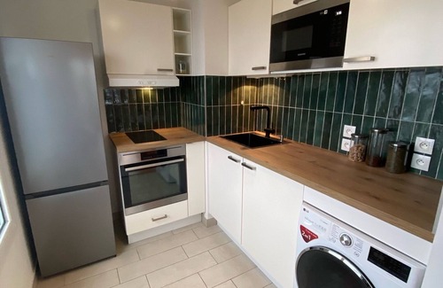 Gennevilliers Apartamento | Studio Eiffel Avec Parking aux Portes de Paris