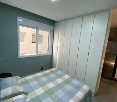Embare Apartamento | Studio - Embaré - Santos, frente ao mar