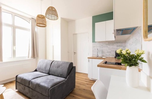 Saint-Brieuc Apartamento | Studio Escale Élégante - Proche Gare Saint-brieuc