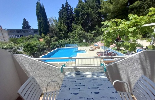 Srebreno Apartamento | Apartamento-estudio with balcony Mlini, Dubrovnik (AS-10269-b)