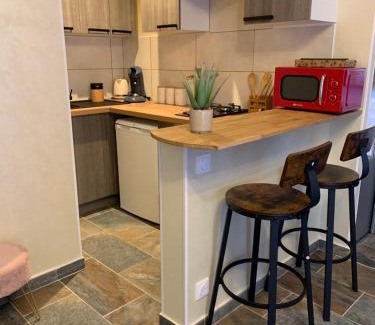 L'Abergement-Sainte-Colombe Apartamento | Studio indépendant avec piscine et jardin