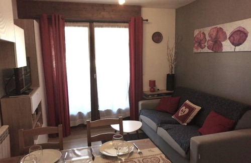 Les Contamines-Montjoie Apartamento | Studio sleeps 4, 400 m from cable car