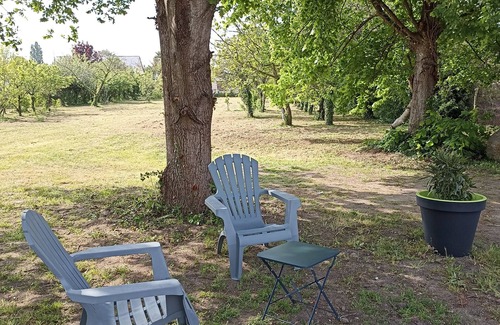 Saint-Clement-des-Levees Casa | Studio in the heart of a village on the banks of the Loire