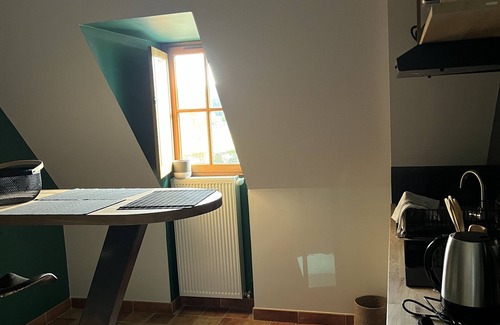 Fromentieres Apartamento | Studio in a 28-hectare property, with all modern conveniences, on the banks of the Mayenne river