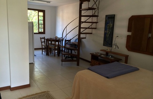 Porto da Lagoa Apartamento | Estudio en la laguna con vista al bosque