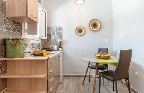 Agios Ioannis Apartamento | Estudio 'Kalloní' con vistas al mar, Wi-Fi y aire acondicionado