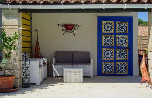 Rieux-Minervois Apartamento | Studio l'Obrador 25 m2 - Cuisine & terrasse - accès piscine