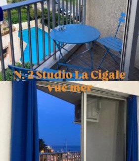 Menton Apartamento | Studio La Cigale bord de mer