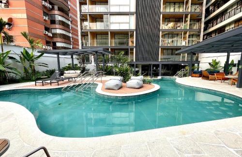 Leblon Apartamento | Studio Leblon - Vista Cristo, piscina e academia.