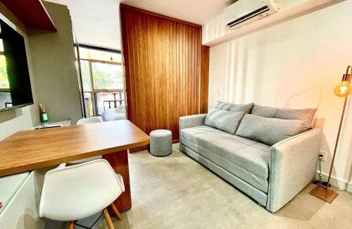 Leblon Apartamento | Studio Leblon - Vista Cristo, novo, piscina e gym
