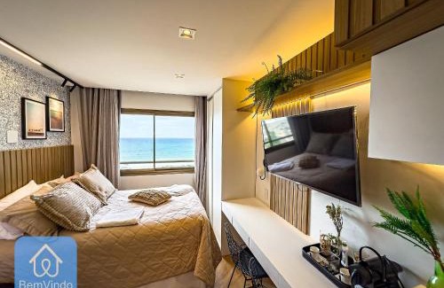 Costa Azul Apartamento | Studio Lindo e Finamente Decorado com Vista Mar