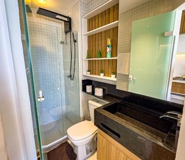 Costa Azul Apartamento | Studio Lindo e Finamente Decorado com Vista Mar