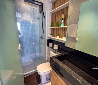Costa Azul Apartamento | Studio Lindo e Finamente Decorado com Vista Mar