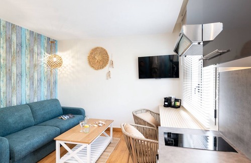 Antibes Apartamento | Studio Mandara Beach Bungalow, Cote d'Azur