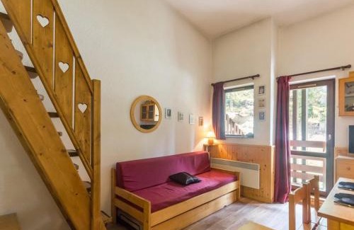 La Rosiere Apartamento | Studio mezzanine 35m², 6 pers, proche pistes et commerces, balcon, ascenseur, casier à skis - FR-1-275-143