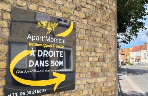 Bourbourg Apartamento | Studio moderne et tout équipé au cœur de Bourbourg - gare à proximité