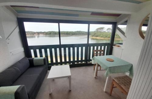 Soustons Apartamento | Studio moderne rénové au bord du lac pour deux personnes à Vieux Boucau - FR-1-239-991
