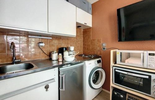 Reberty Apartamento | Studio moderne tout équipé, balcon, au pied des pistes – Les Belleville - FR-1-344-1122
