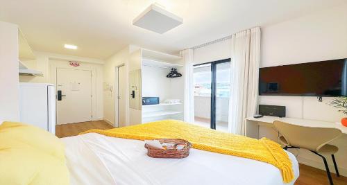 Novo Mundo Apartamento | Studio moderno com garagem, sacada e lazer completo! Próximo à Live Curitiba!