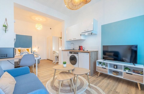 Roubaix Apartamento | Studio near tram & Parc Barbieux, CHR + parking