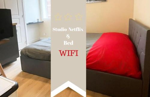 Sainte-Anne - Faubourg Noyon Apartamento | Studio Netflix & Bed