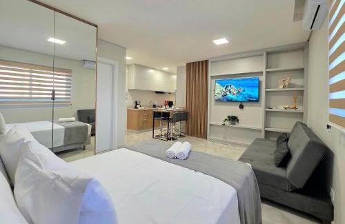 Foz do Iguacu City Centre Apartamento | Studio Novíssimo no Centro para 4 pessoas