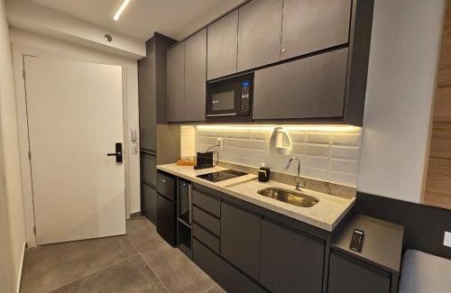 Santo Amaro Apartamento | Studio novo ao lado no metrô Brooklin