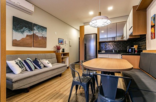 Ingleses Centro Apartamento | Studio Novo e Aconchegante Cond com Piscina Sti108