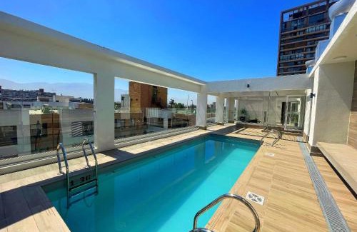 Downtown Santiago Apartamento | Studio nuevo edificio 2025 a pasos de Club Hípico
