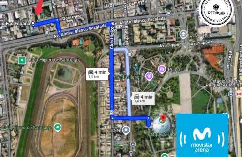Downtown Santiago Apartamento | Studio nuevo edificio 2025 a pasos de Club Hípico