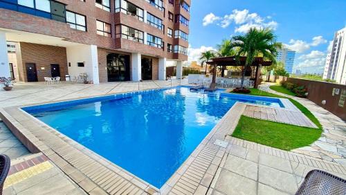 Conjunto ALAGAMAR Apartamento | Studio Praia 2201 - NBI - Ponta Negra - Lado Sombra