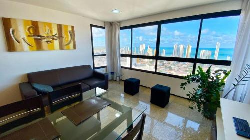 Conjunto ALAGAMAR Apartamento | Studio Praia 2201 - NBI - Ponta Negra - Lado Sombra
