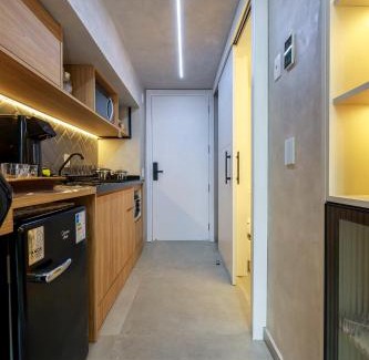 Santo Amaro Apartamento | Studio prox Consulado EUA Metro Brooklin piscina