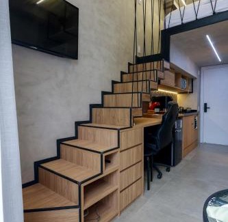 Santo Amaro Apartamento | Studio prox Consulado EUA Metro Brooklin piscina