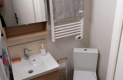 Amelie-les-Bains-Palalda Apartamento | Studio rénové lumineux au centre-ville d'Amélie-Les-Bains, proche Thermes et commodités - FR-1-659-61