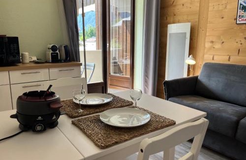 Samoens Apartamento | Studio rénové au centre village avec balcon et parking - FR-1-624-180