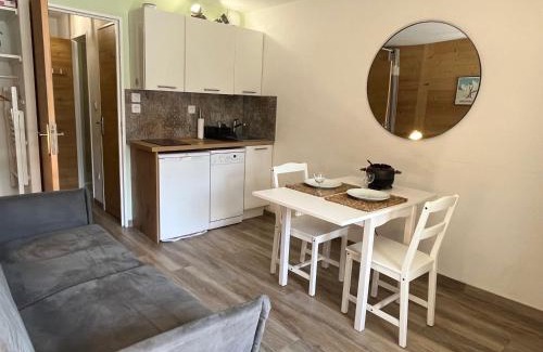 Samoens Apartamento | Studio rénové au centre village avec balcon et parking - FR-1-624-180