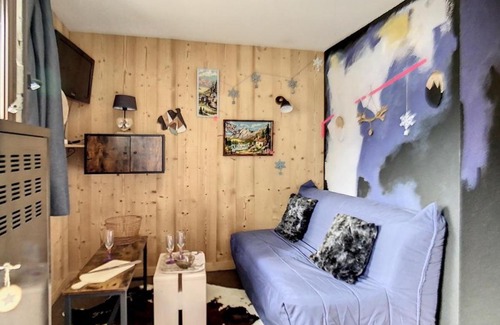 Reberty Apartamento | Studio rénové au pied des pistes avec balcon, parking et WiFi - FR-1-344-985