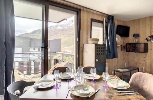 Reberty Apartamento | Studio rénové au pied des pistes avec balcon, parking et WiFi - FR-1-344-985