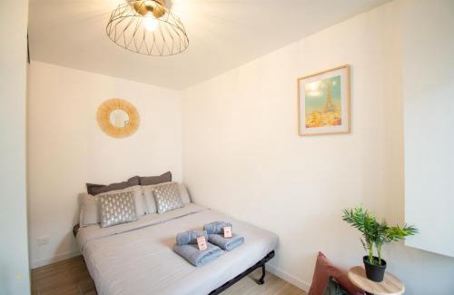 Petit-Ivry Apartamento | Studio rénové calme et cosy (10' Paris Pte d'Ivry)