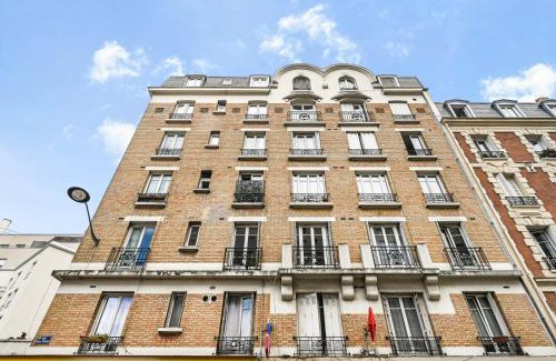 Clichy Apartamento | Studio rénové cosy metro Paris 2pers wifi
