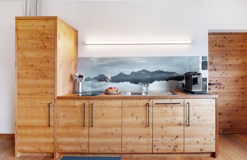 Laudes Apartamento | Estudio 'Röfen Mittelröfen' con vistas a la montaña, terraza compartida y Wi-Fi