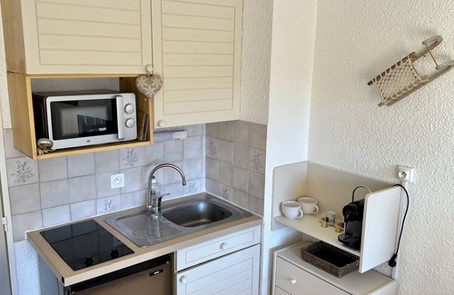 Briancon Apartamento | Studio south terrace mountain view