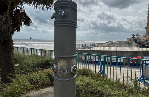 Daytona Beach Shores Apartamento | Studio Suite Queen bed Kitchen Walk in Shower 5