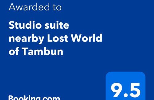 Ulu Kinta Apartamento | Studio suite nearby Lost World of Tambun