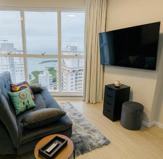 Fazenda Apartamento | Studio View para Mar - Itajaí - BC