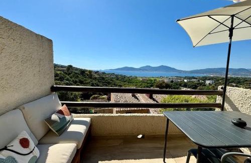 Grosseto-Prugna Apartamento | Studio Vue Mer à Porticcio Piscine et Parking