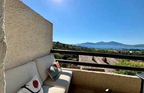 Grosseto-Prugna Apartamento | Studio Vue Mer à Porticcio Piscine et Parking