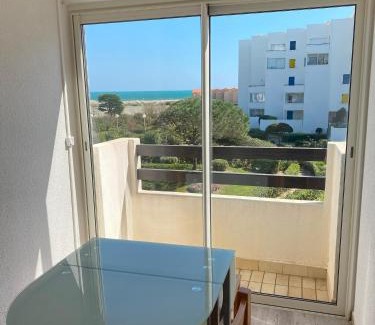 Le Barcares Apartamento | Studio Vue Mer Le Barcarès