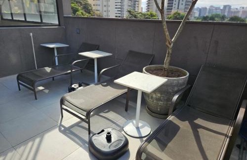 Campo Belo Apartamento | Studio with a wonderful view!